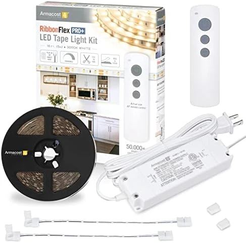 RibbonFlex Home 24V RGB+W Hardwire LED Strip Light Kit, Multicolor, 16 ft — LED Strip Lights, Armacost Lighting