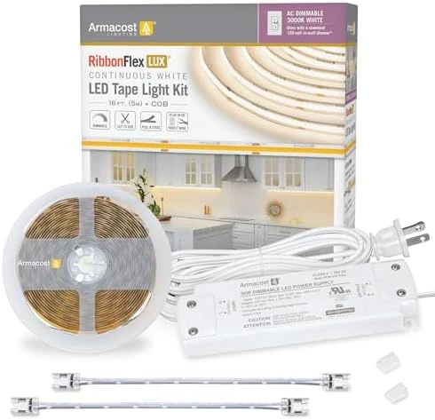 RibbonFlex Home 24V RGB+W Hardwire LED Strip Light Kit, Multicolor, 16 ft — LED Strip Lights, Armacost Lighting
