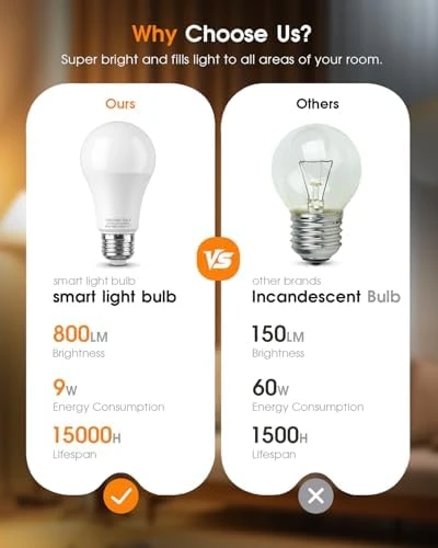 Smart LED Light Bulb — Smart Light Bulb, DRAWNCAT