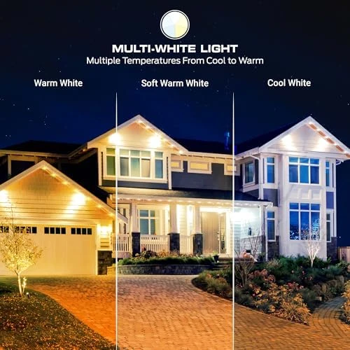 Smart Permanent Outdoor Lights, 100ft — LED Strip Lights, MONSTER