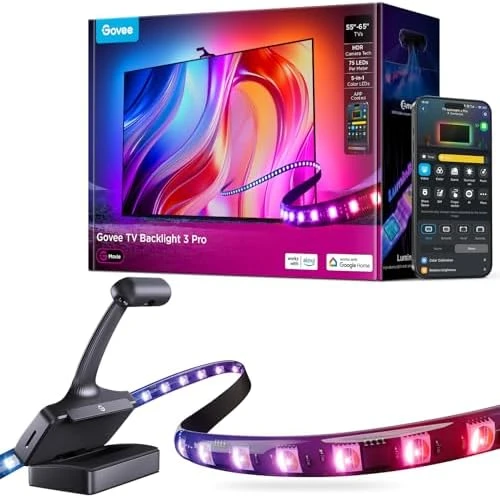 TV Backlight 3 Pro with HDR Triple Camera — LED Strip Lights, Govee