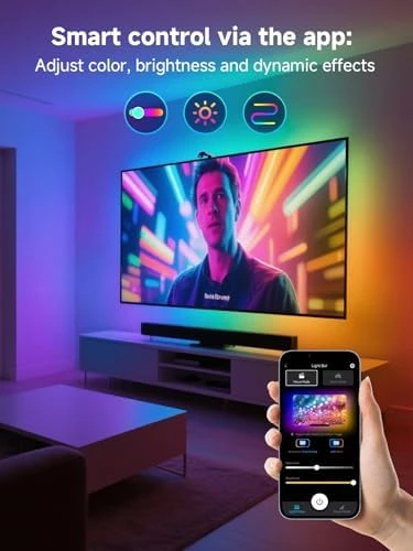 TV LED Backlight with Camera — LED Strip Lights, GIPOYENT