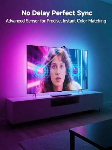 TV LED Backlight with Camera — LED Strip Lights, GIPOYENT