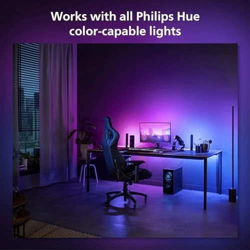 White and Color Ambiance Gradient PC LED Lightstrip — LED Strip Lights, Philips