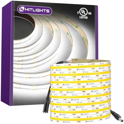 White COB LED Strip Lights 5000K — LED Strip Lights, HitLights
