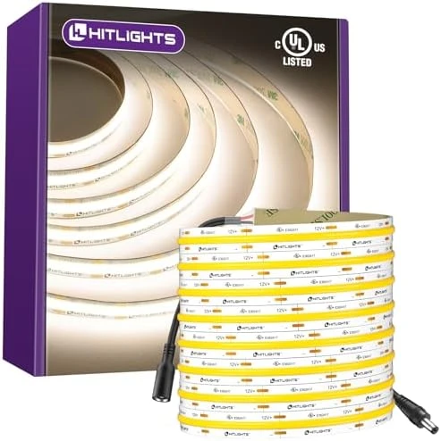 White COB LED Strip Lights 5000K — LED Strip Lights, HitLights