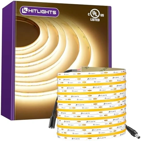 White COB LED Strip Lights 5000K — LED Strip Lights, HitLights