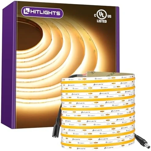 White COB LED Strip Lights 5000K — LED Strip Lights, HitLights