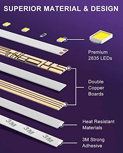 White LED Strip Lights 4000K, 16.4ft — LED Strip Lights, HitLights