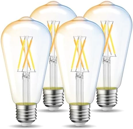 WiFi Dimmable Vintage LED ST21 Edison Smart Bulb — Smart Light Bulb, LVWIT