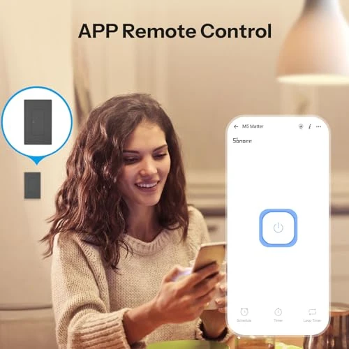 1-Gang Smart WiFi Light Switch — Smart Switch, Sonoff