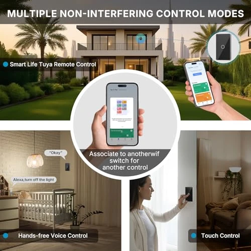 2nd Generation WiFi Smart Touch Wall Light Switch — Smart Switch, Aeoliss