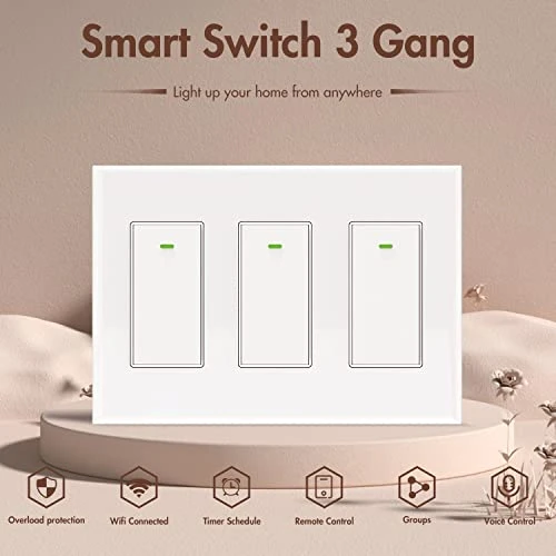 3 Gang Smart Switch — Smart Switch, micmi