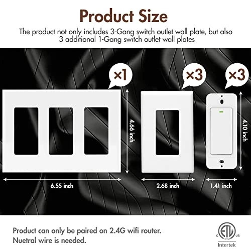 3 Gang Smart Switch — Smart Switch, micmi