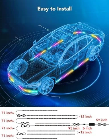 Car Underglow Lights — LED Strip Lights, Govee