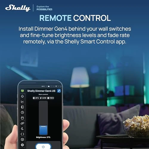 Dimmer Gen4 — Smart Switch, Shelly