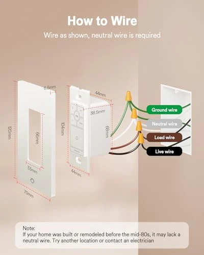 Dimmer Light Switch — Smart Switch, Lumary