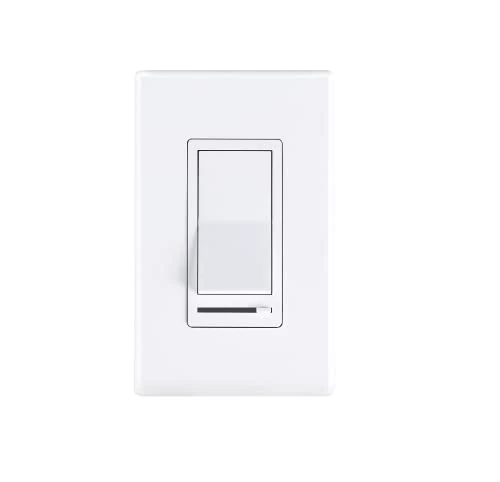 In Wall Dimmer Switch for LED Light/CFL/Incandescent, 3-Way Single Pole Dimmable Slide, 600W max Incandescent, 150W max... — Smart Switch, CLOUDY BAY