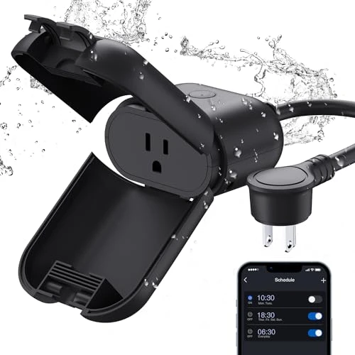 Outdoor Smart Dimmer Plug with 2 Individually Sockets — Smart Plug, ELEGRP