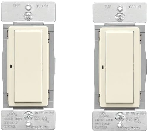 Pack of 2 Wi-Fi Smart Decorator Switches — Smart Switch, Eaton