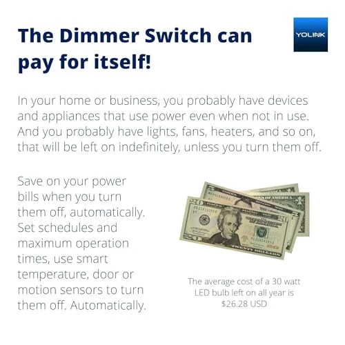 Smart Dimmer Switch — Smart Switch, YoLink