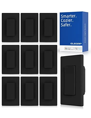 Smart Light Switch, 2.4GHz Wi-Fi, White — Smart Switch, ELEGRP
