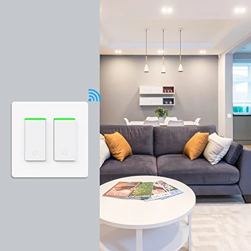Smart Light Switch 2 Gang WiFi — Smart Switch, Milfra