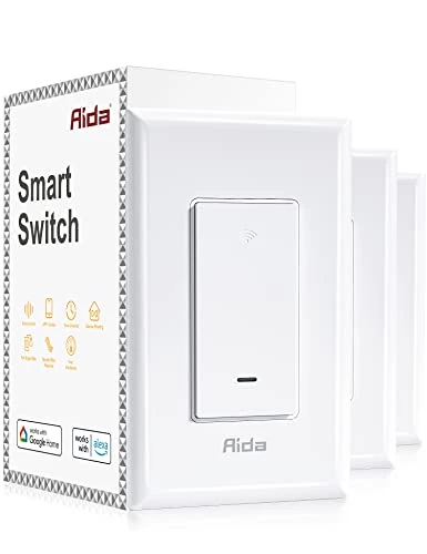 Smart Light Switch, 3 Way WiFi Smart Switch — Smart Switch, AIDA