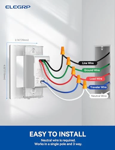 Smart Motion Sensor Switch — Smart Switch, ELEGRP