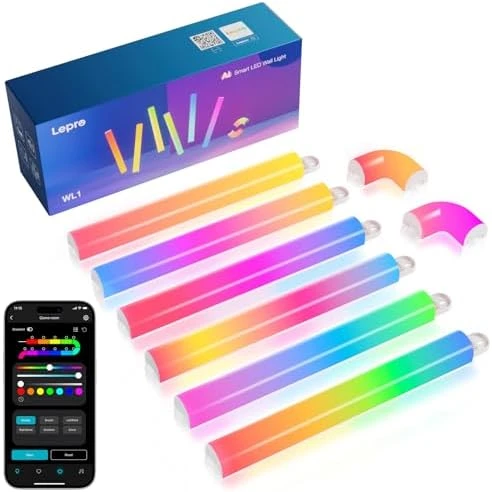 Smart RGB Wall Lights for Christmas Decorations — LED Strip Lights, Lepro