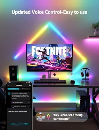 Smart RGB Wall Lights for Christmas Decorations — LED Strip Lights, Lepro