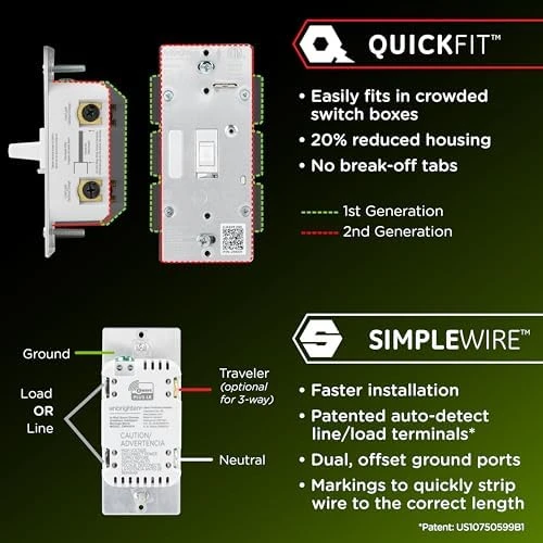 Smart Toggle Dimmer — Smart Switch, Enbrighten