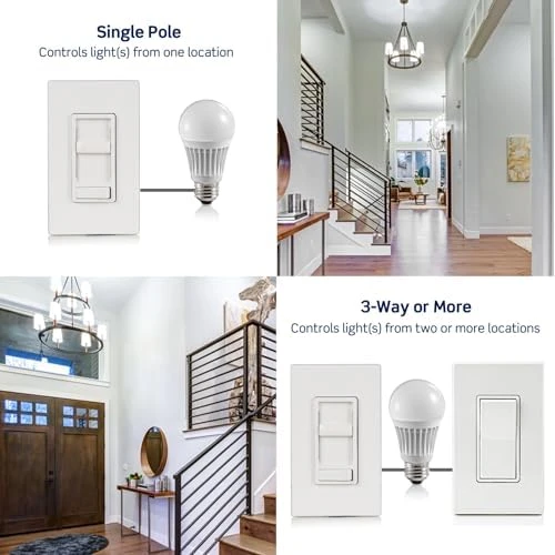 SureSlide LED Advanced Dimmer Switch — Smart Switch, Leviton