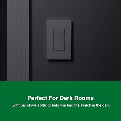 Touch Dimmer Light Switch with Wallplate — Smart Switch, Lutron