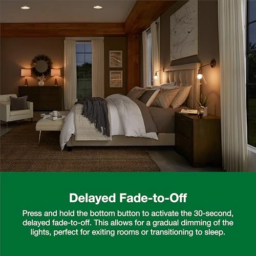 Touch Dimmer Light Switch with Wallplate — Smart Switch, Lutron
