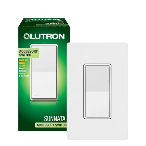Touch Dimmer Light Switch with Wallplate — Smart Switch, Lutron