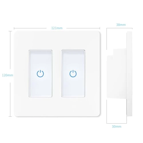 Touch Smart Switch 2 Gang — Smart Switch, Milfra