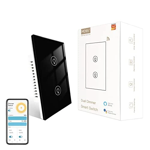 Triple Dimmer Switch for LED Lights — Smart Switch, MOES