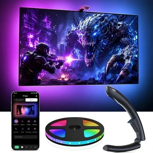 TV Backlight Sync to Screen — LED Strip Lights, AOC