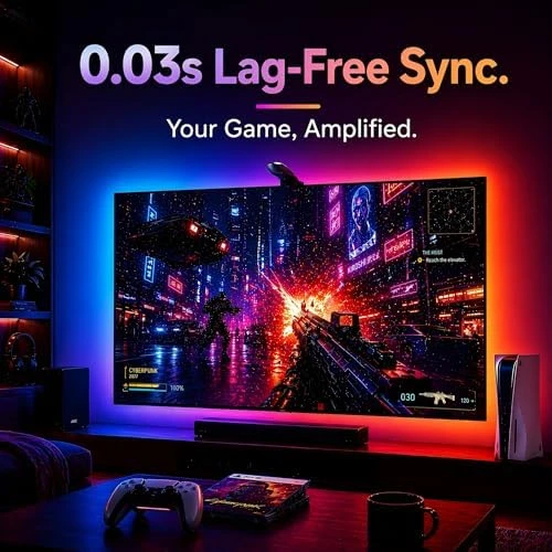 TV Backlight Sync to Screen — LED Strip Lights, AOC
