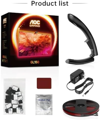 TV Backlight Sync to Screen — LED Strip Lights, AOC