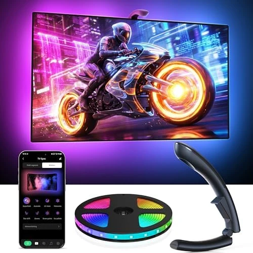 TV Backlight Sync to Screen — LED Strip Lights, AOC