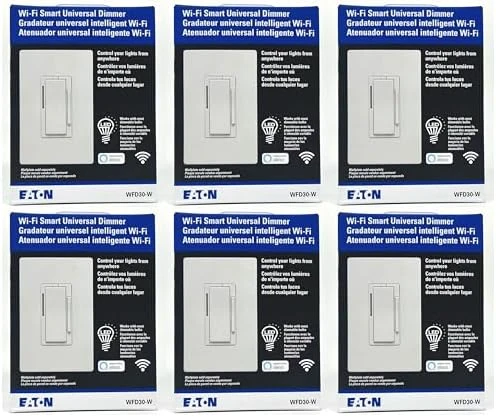 Wi-Fi Smart Universal Dimmer (case of 6) — Smart Switch, Eaton