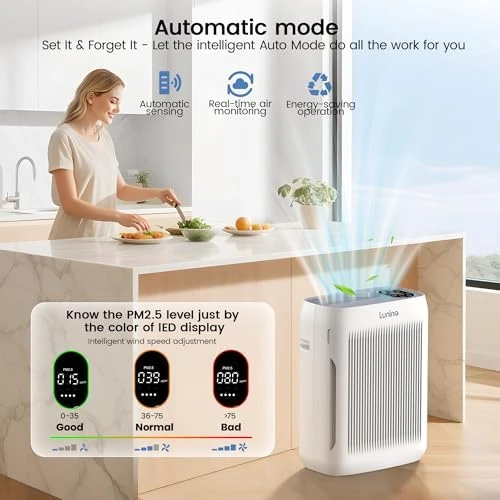Air Purifier for Home Large Room up to 3000 Ft² — Air Purifier, LUNINO