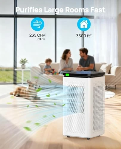 Air Purifier for Home Large Rooms up to 3500 sq ft — Air Purifier, SIESEAN