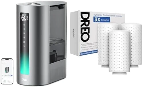 Bundle of Smart Humidifier and Demineralization Cartridge 3-Pack — Humidifier, Dreo