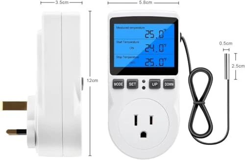 Digital Thermostat Controller — Smart Thermostat, diymore