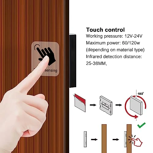 Dimmer Light Switch, Concealed Touch Dimmer Switch — Smart Switch, VST