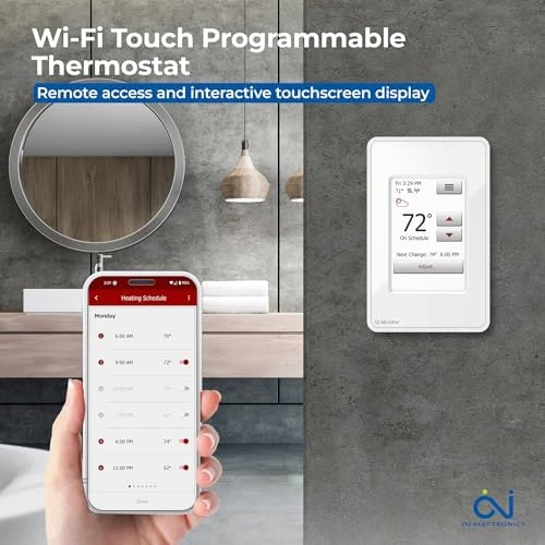 Electric Radiant Floor Heating Thermostat — Smart Thermostat, OJ Microline