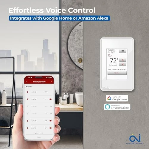 Electric Radiant Floor Heating Thermostat — Smart Thermostat, OJ Microline